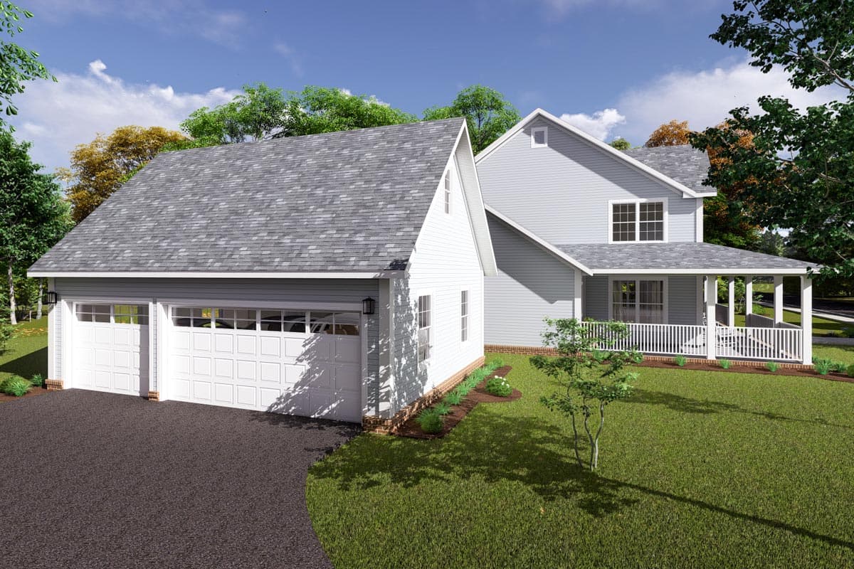 Plan 4122WM: Country Home Plan With Marvelous Porches - 2252 Sq Ft - Image #38 - Country, Farmhouse, Modern Farmhouse, Traditional