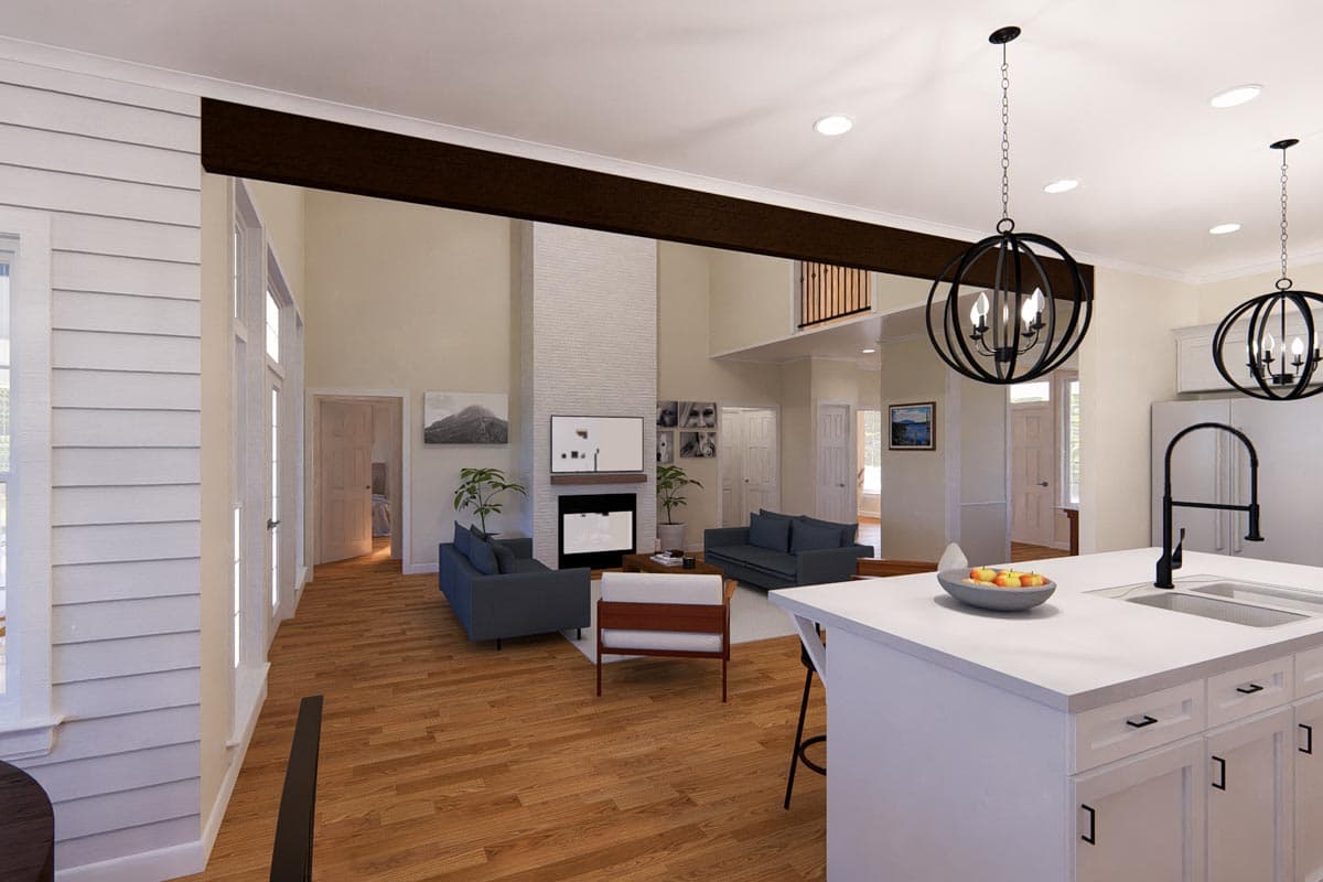 Plan 4122WM: Country Home Plan With Marvelous Porches - 2252 Sq Ft - Image #43 - Country, Farmhouse, Modern Farmhouse, Traditional