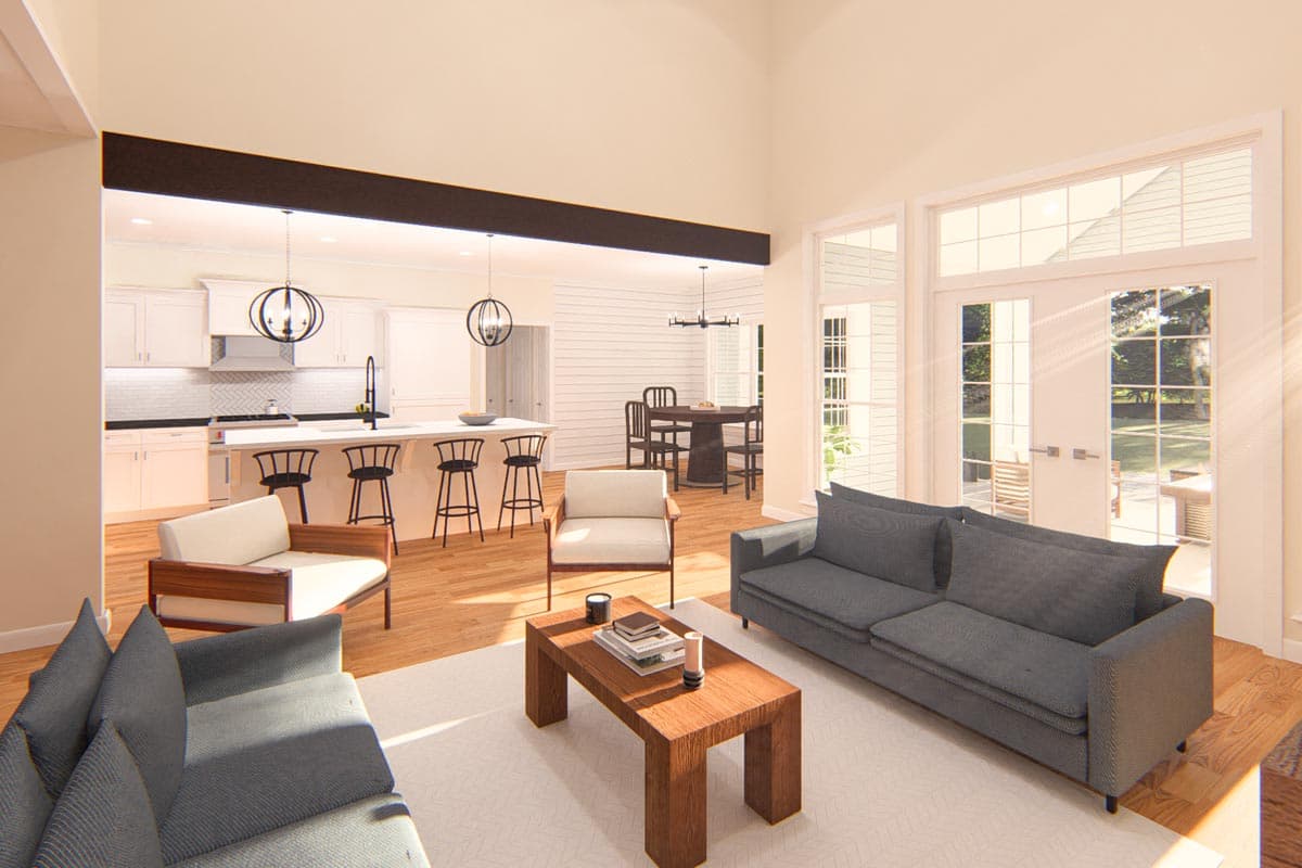 Plan 4122WM: Country Home Plan With Marvelous Porches - 2252 Sq Ft - Image #45 - Country, Farmhouse, Modern Farmhouse, Traditional