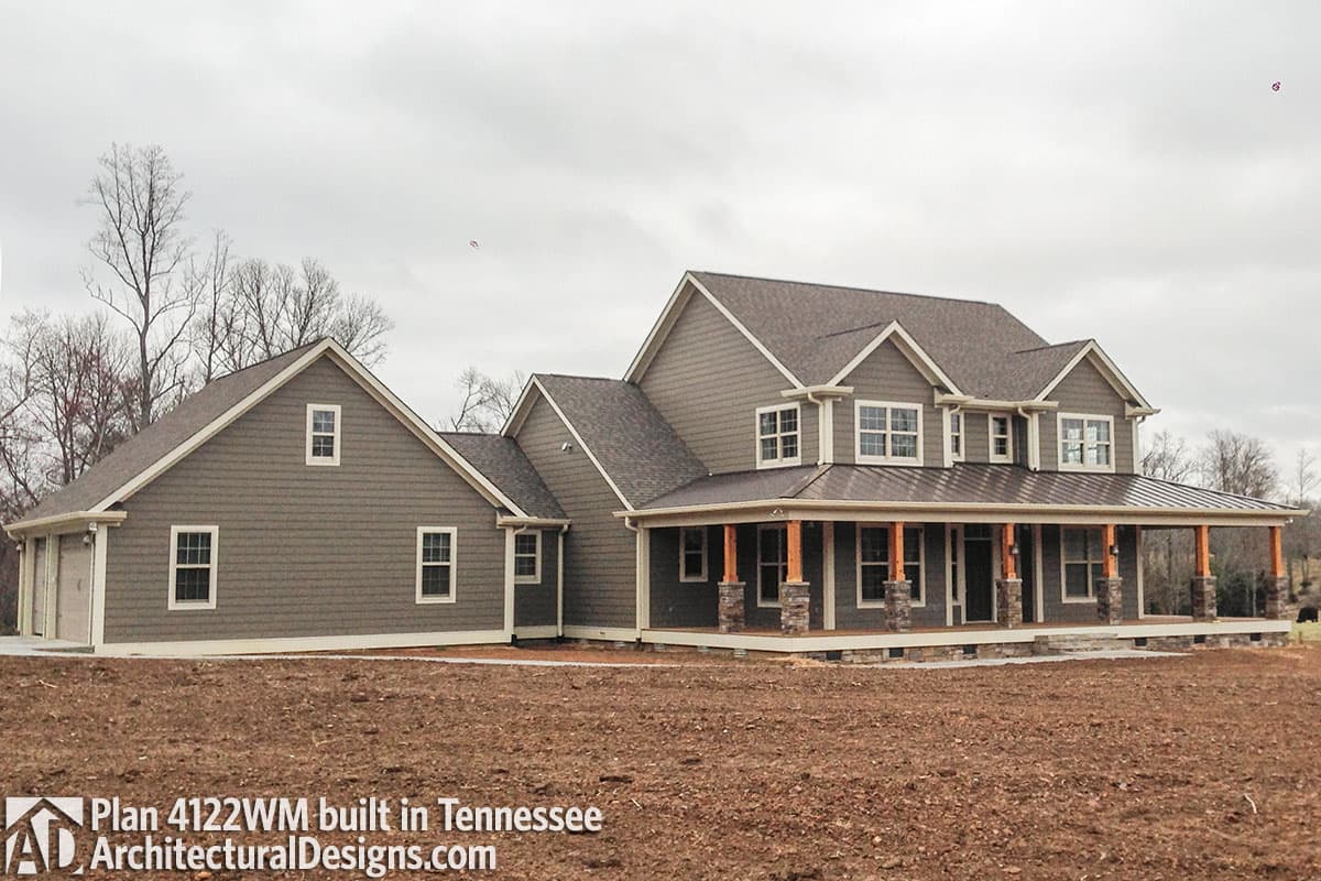 build gallery item - House Plan 4122WM Comes to Life in Mississippi