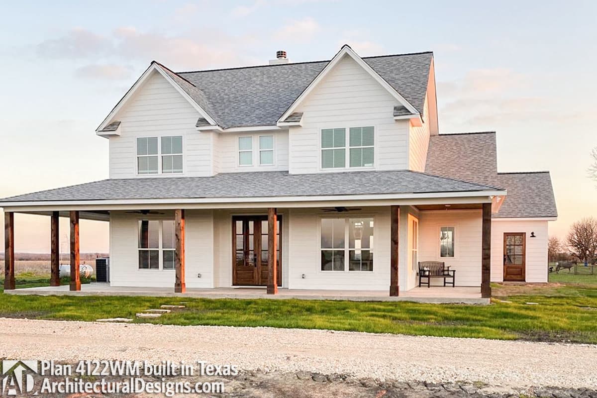 Plan 4122WM: Country Home Plan With Marvelous Porches - 2252 Sq Ft - Image #25 - Country, Farmhouse, Modern Farmhouse, Traditional