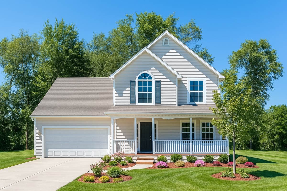 Plan image - 4172DB:Traditional 3-Bedroom House Plan with 2-Car Garage and Bonus Room
