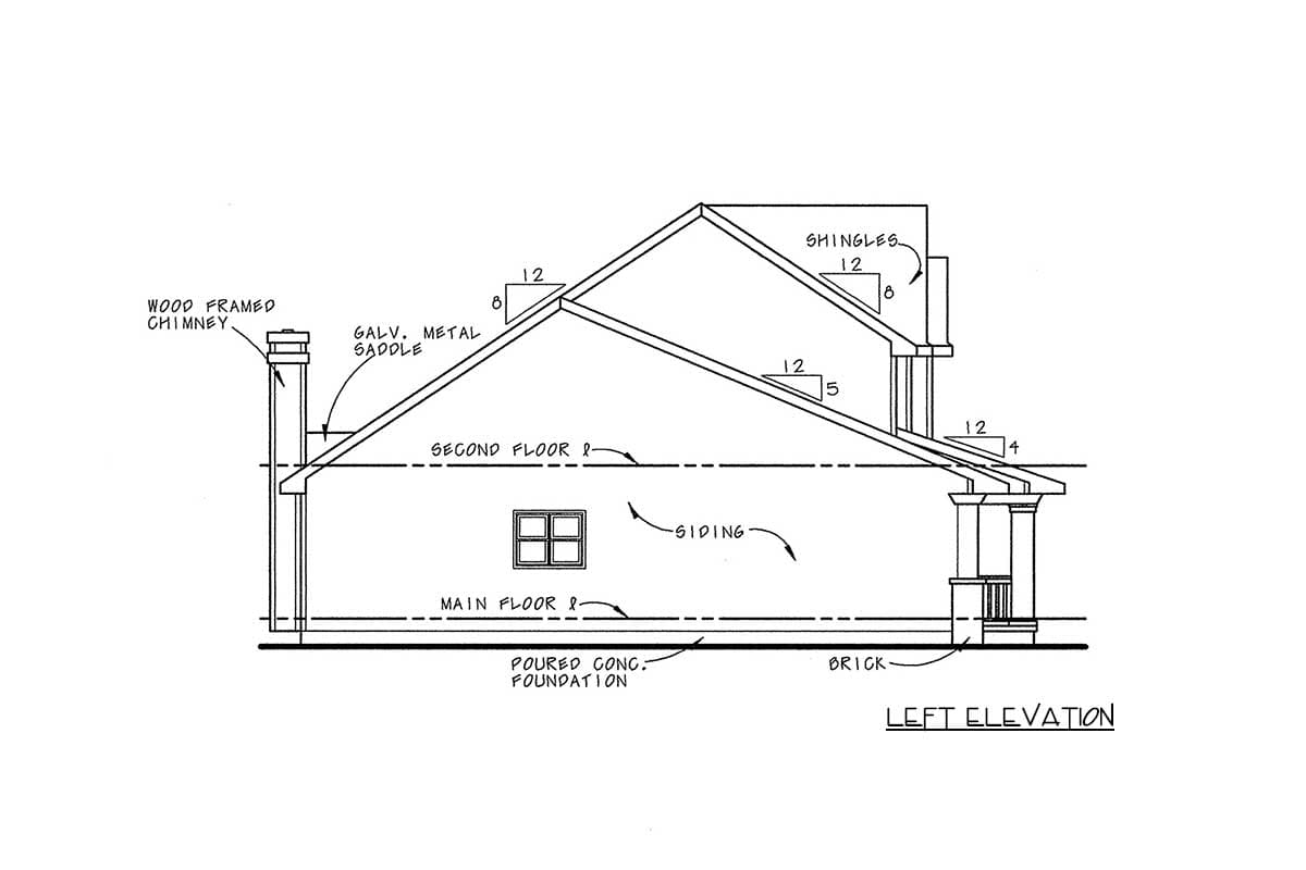 Plan 41833DB: Charming 3-Bedroom Country House Plan with Flexible Options - Image #35 - Country, Traditional