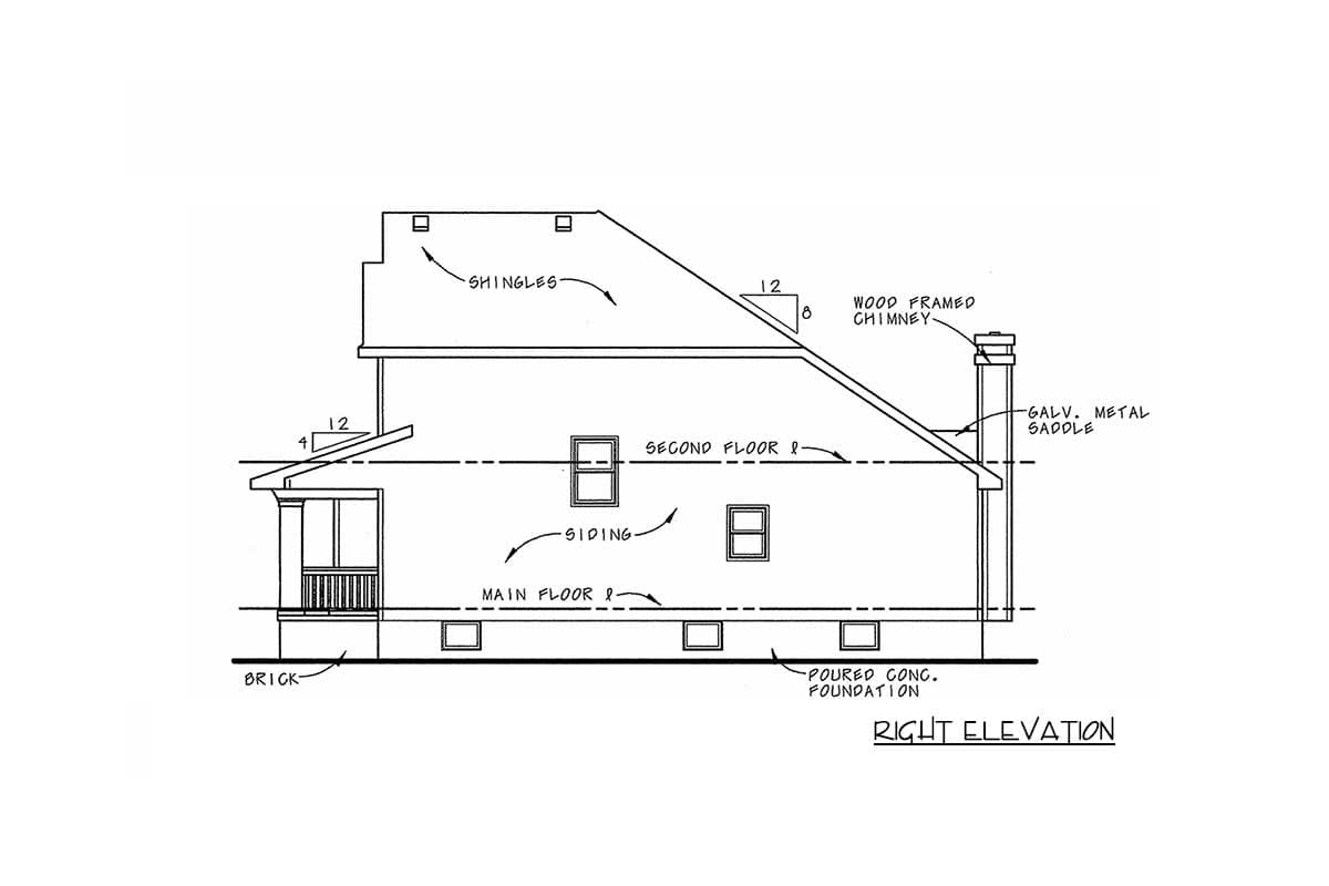 Plan 41833DB: Charming 3-Bedroom Country House Plan with Flexible Options - Image #37 - Country, Traditional