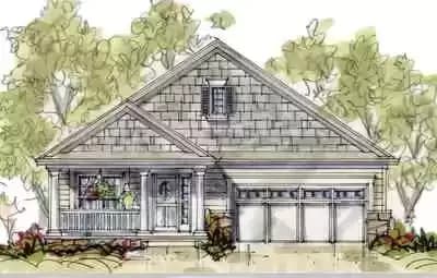 Country House Plan with Flex Bedroom - 1556 Sq Ft
