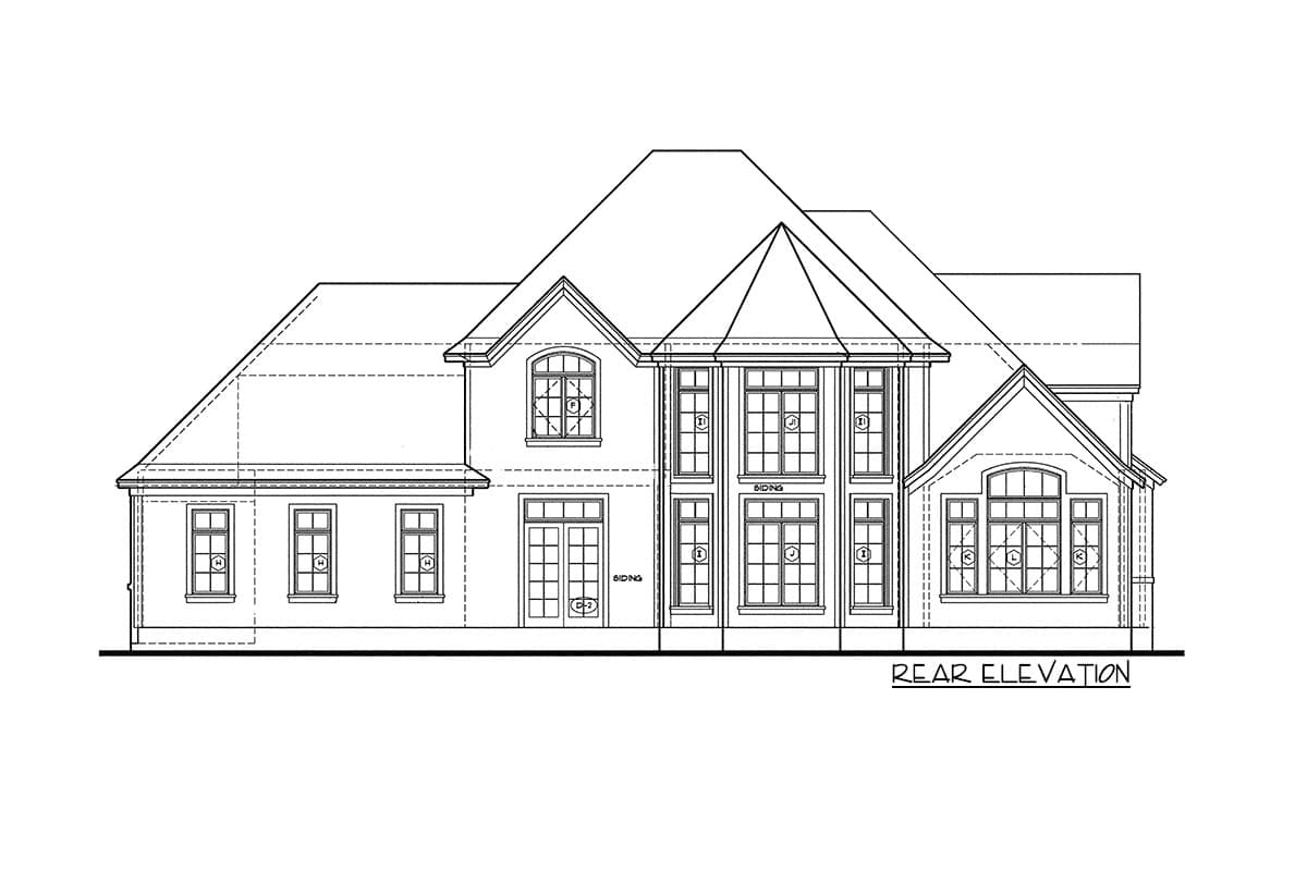 Plan 4185DB: Stately Design - Image #22 - European, Traditional