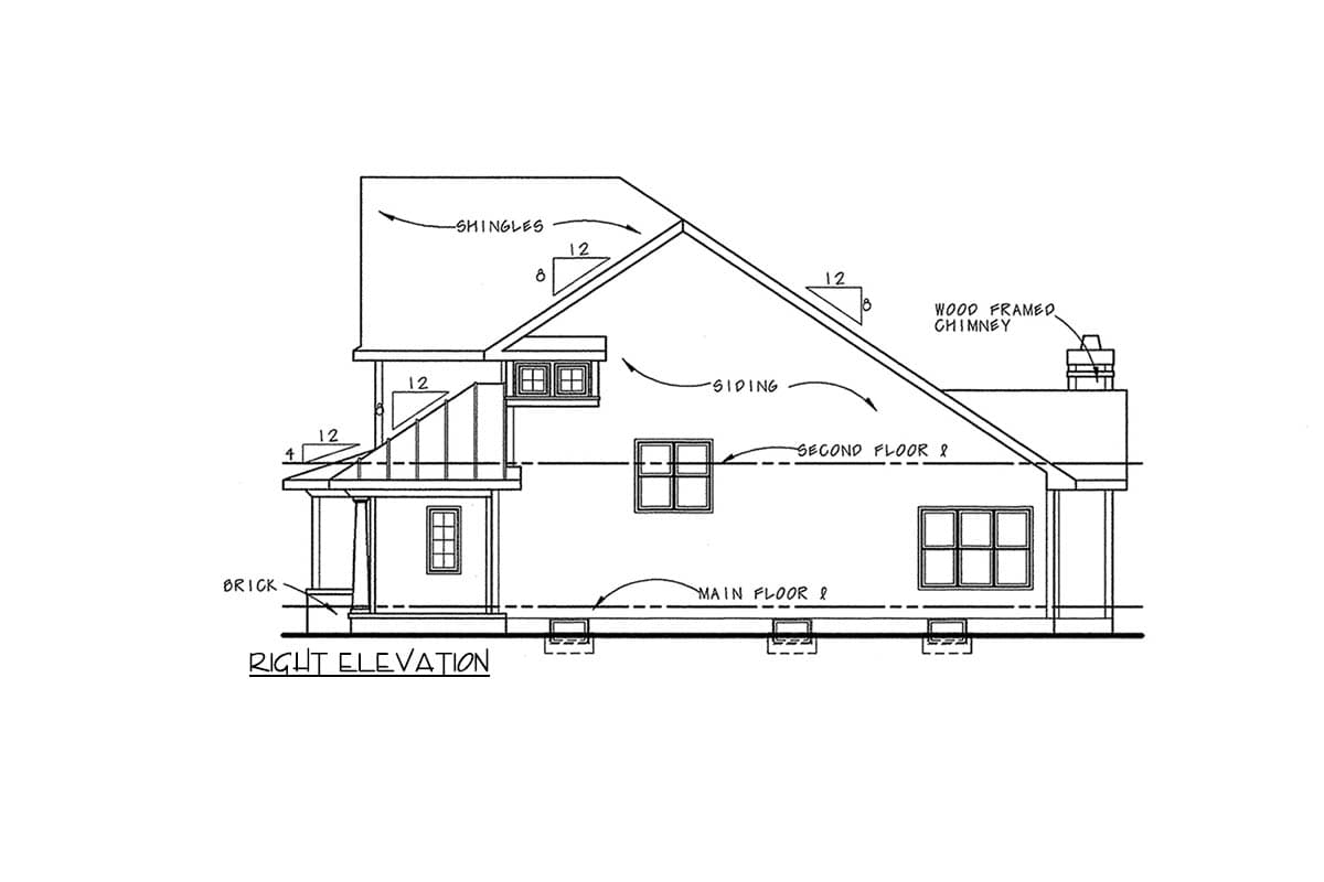 Plan 41863DB: Craftsman Duplex House Plan - Image #5 - Craftsman, Traditional