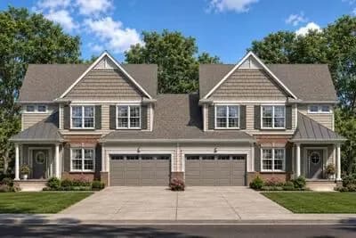 Craftsman Duplex House Plan