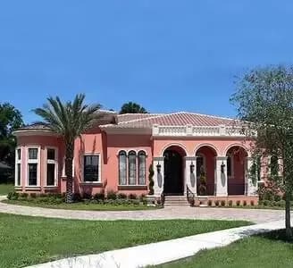 Mediterranean Style House Plan with 4 Bedrooms and a 3-Car Garage - 4280 Sq Ft