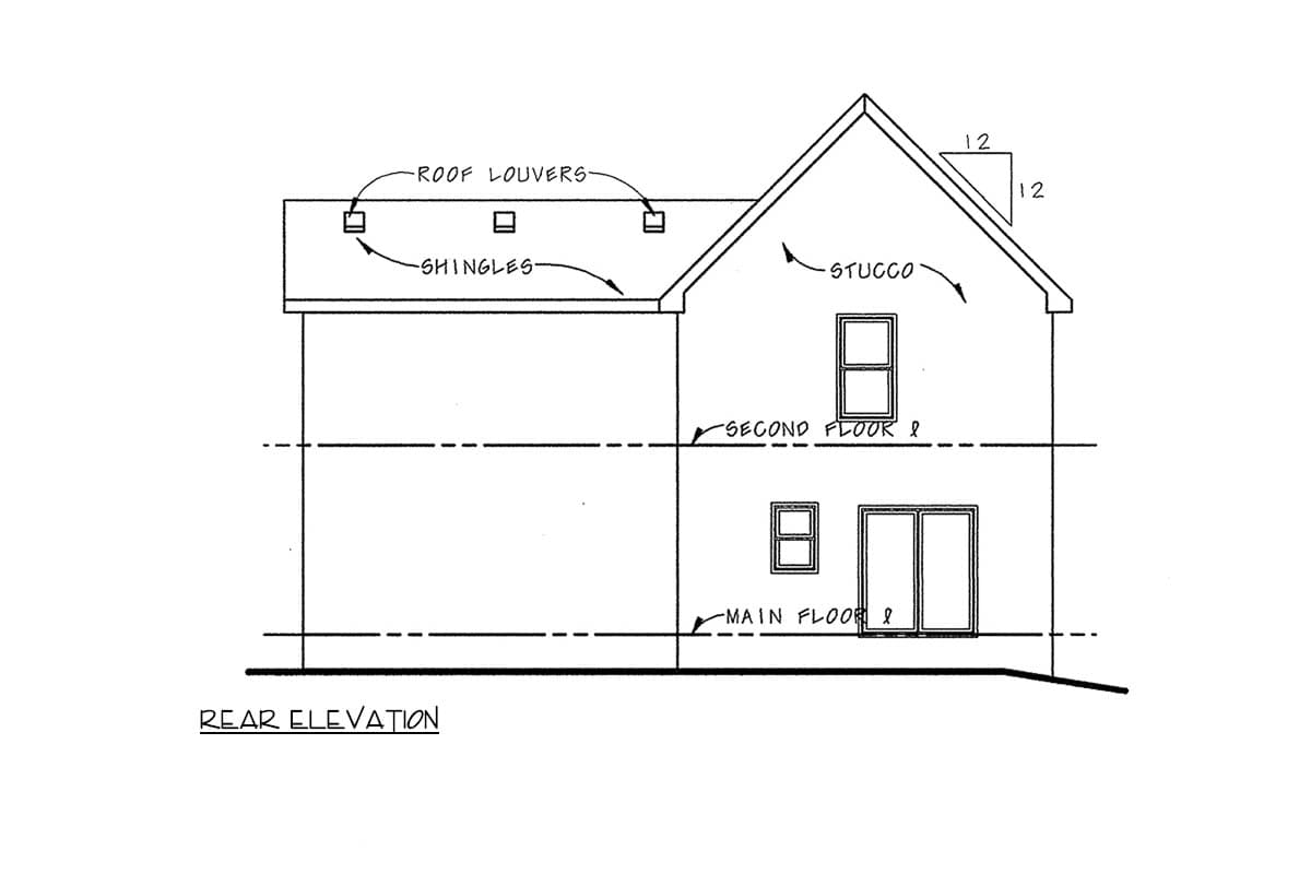 Plan 42151DB: Charming Country House Plan with 3 Beds, 2-Car Garage, and Optional Bonus - Image #4 - Country, Traditional