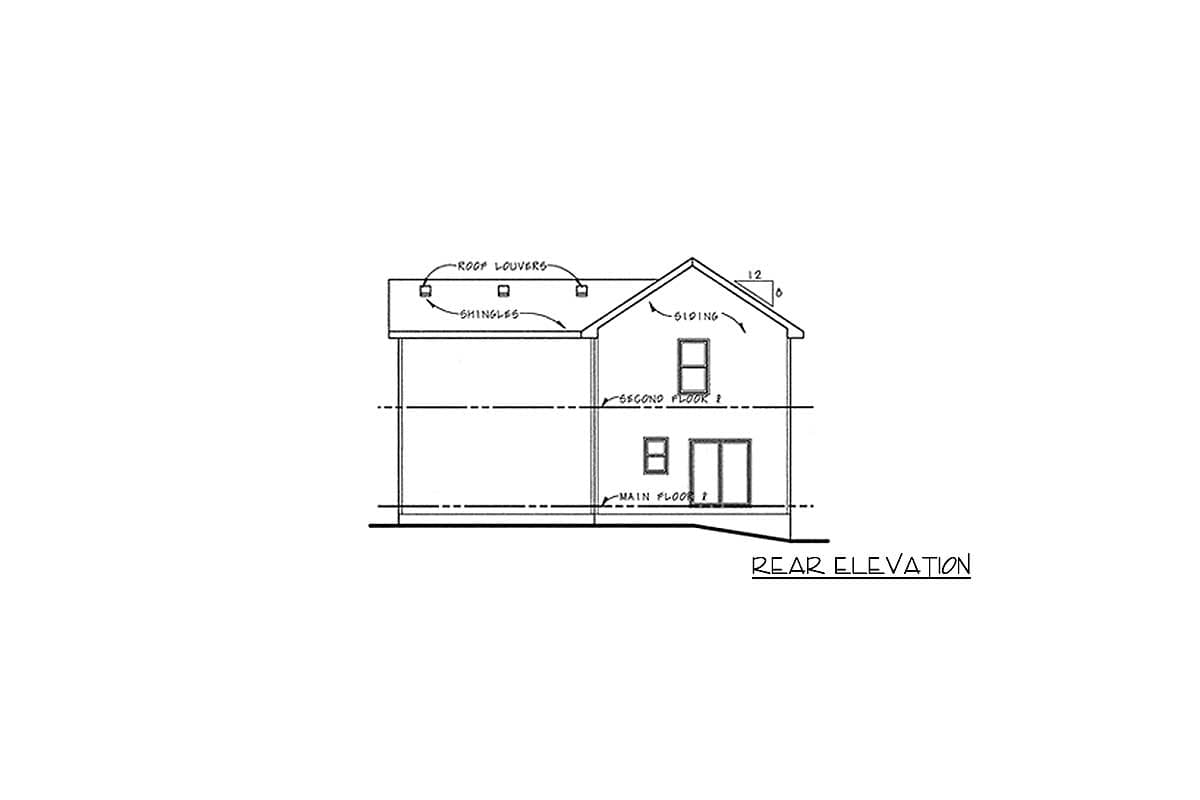 Plan 42152DB: Craftsman House Plan for the Narrow Lot - Image #5 - Craftsman, Northwest