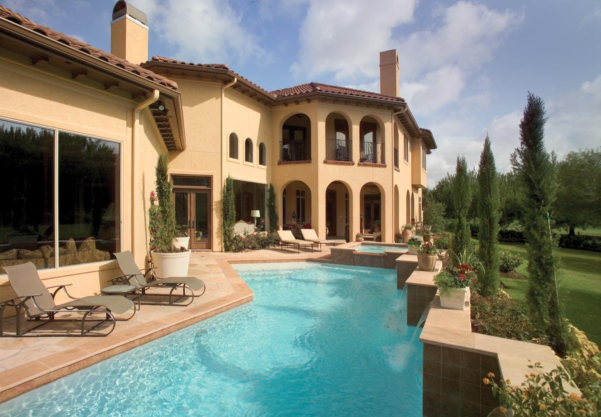 Plan 42158DB: Tuscan Villa with Opulent Master Suite - Image #8 - European, Mediterranean, Tuscan