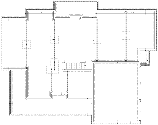 Plan 42170WM: 4 Bedroom Farmhouse Plan with Formal and Informal Dining and a Private Office - 3008 Sq Ft - Floor Plan - Basement - Country, Farmhouse, Traditional