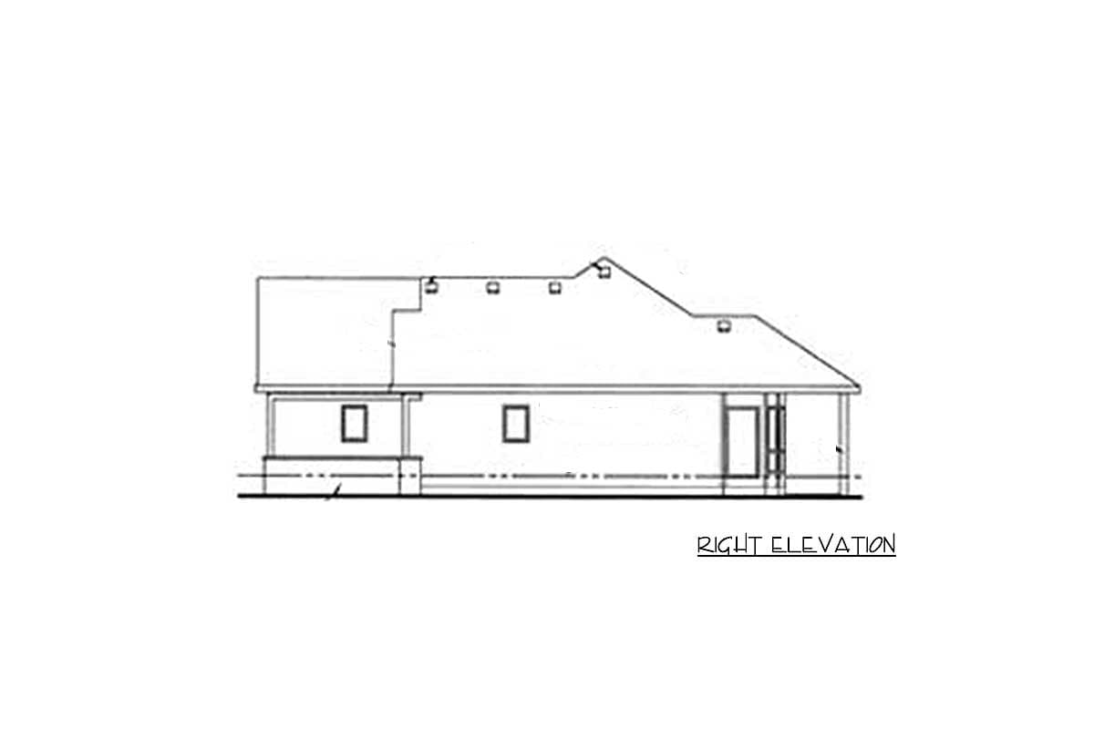 Plan 42215DB: 2-Bed House Plan Marvelous Open Living Space and both a 2 and 3 Car Garage - Image #6 - Craftsman, Traditional