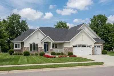 Craftsman Ranch House Plan with 3 Bedrooms and 3-Car Garage