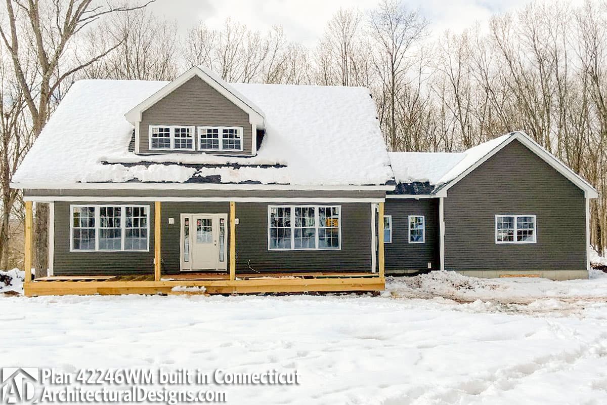 build gallery item - House Plan 42246WM comes to life in Connecticut