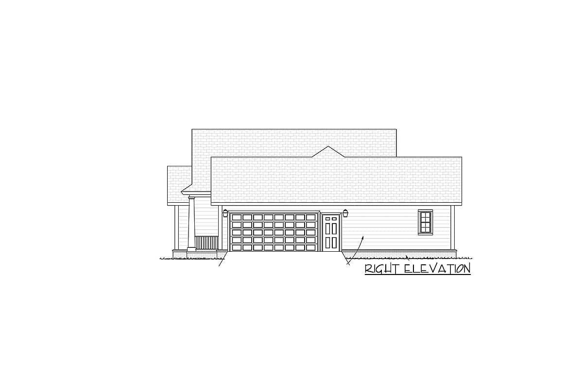Plan 42247WM: For Your Corner Lot - Image #4 - Country, Ranch, Traditional
