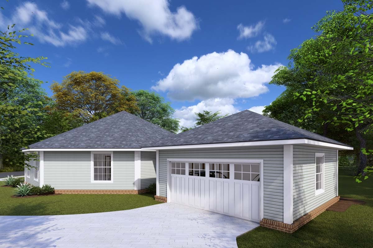 Plan 42262WM: Octagonal Cottage Home Plan - 1793 Sq Ft - Image #4 - Cottage