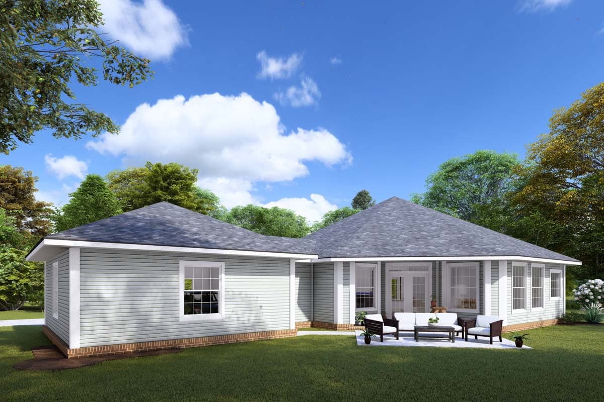 Plan 42262WM: Octagonal Cottage Home Plan - 1793 Sq Ft - Image #5 - Cottage