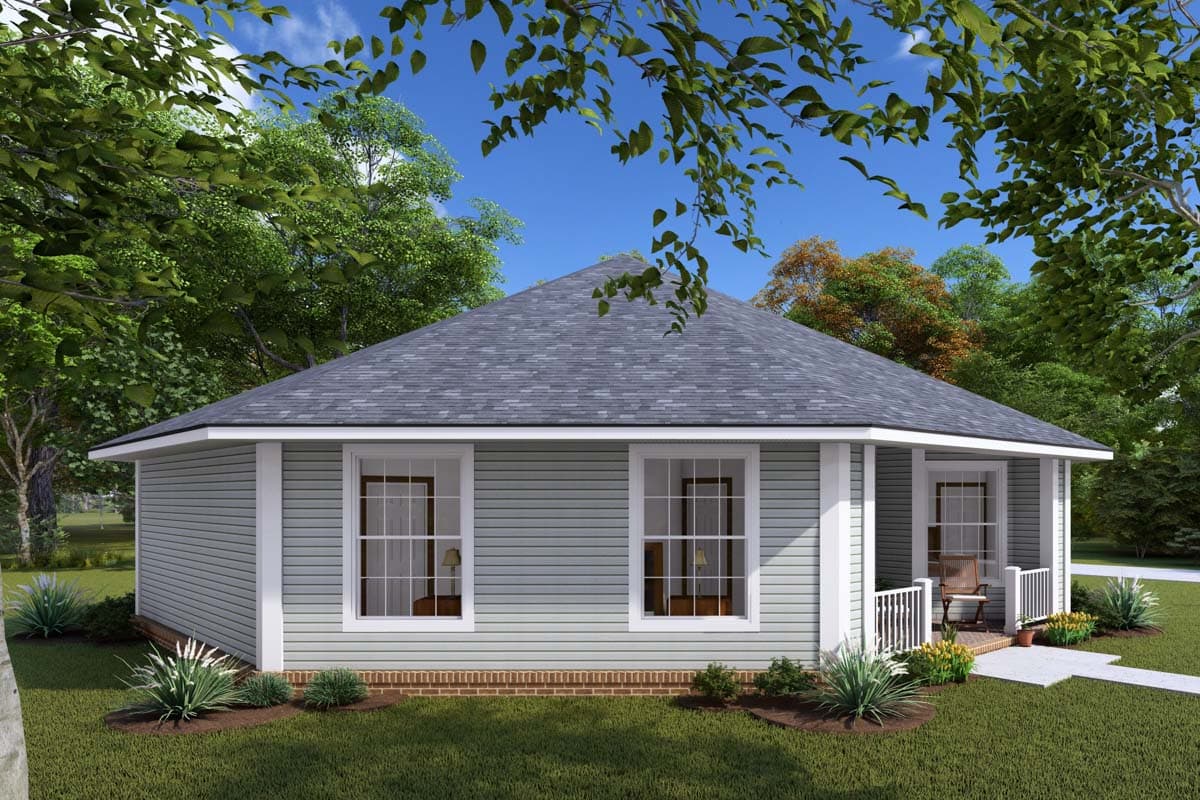 Plan 42262WM: Octagonal Cottage Home Plan - 1793 Sq Ft - Image #7 - Cottage