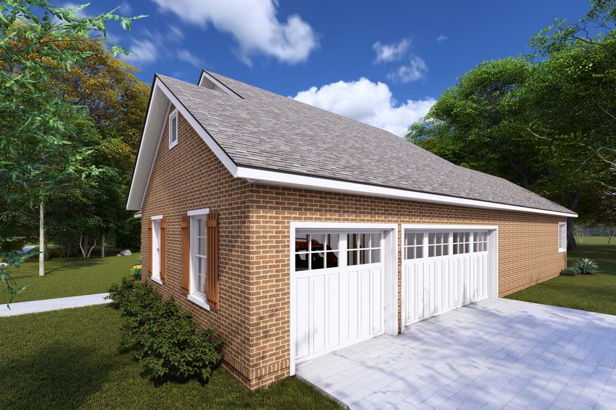 Plan 42266WM: 4 Bedroom House Plan Split Layout and 3-Car Garage - 1870 Sq Ft - Image #5 - Country, Craftsman, Ranch, Traditional