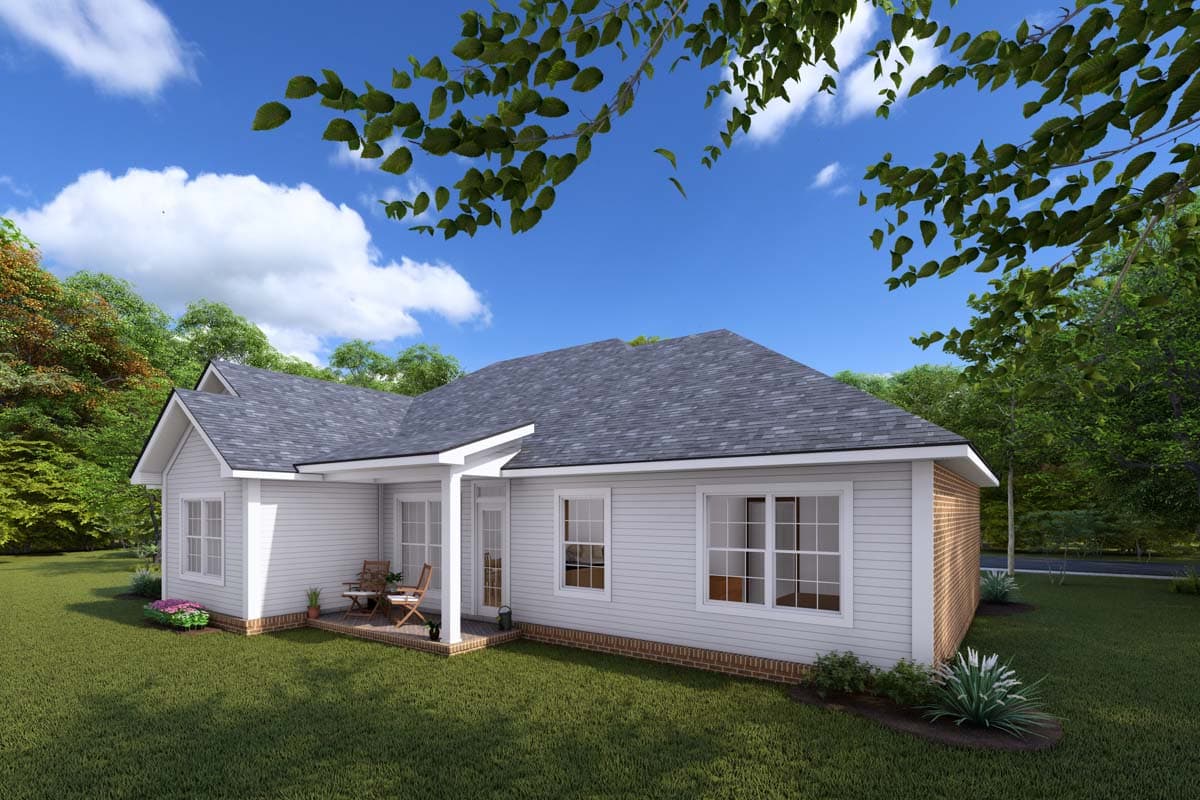 Plan 42269WM: Split Bedrooms - Image #6 - Traditional