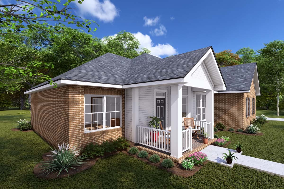 Plan 42269WM: Split Bedrooms - Image #7 - Traditional