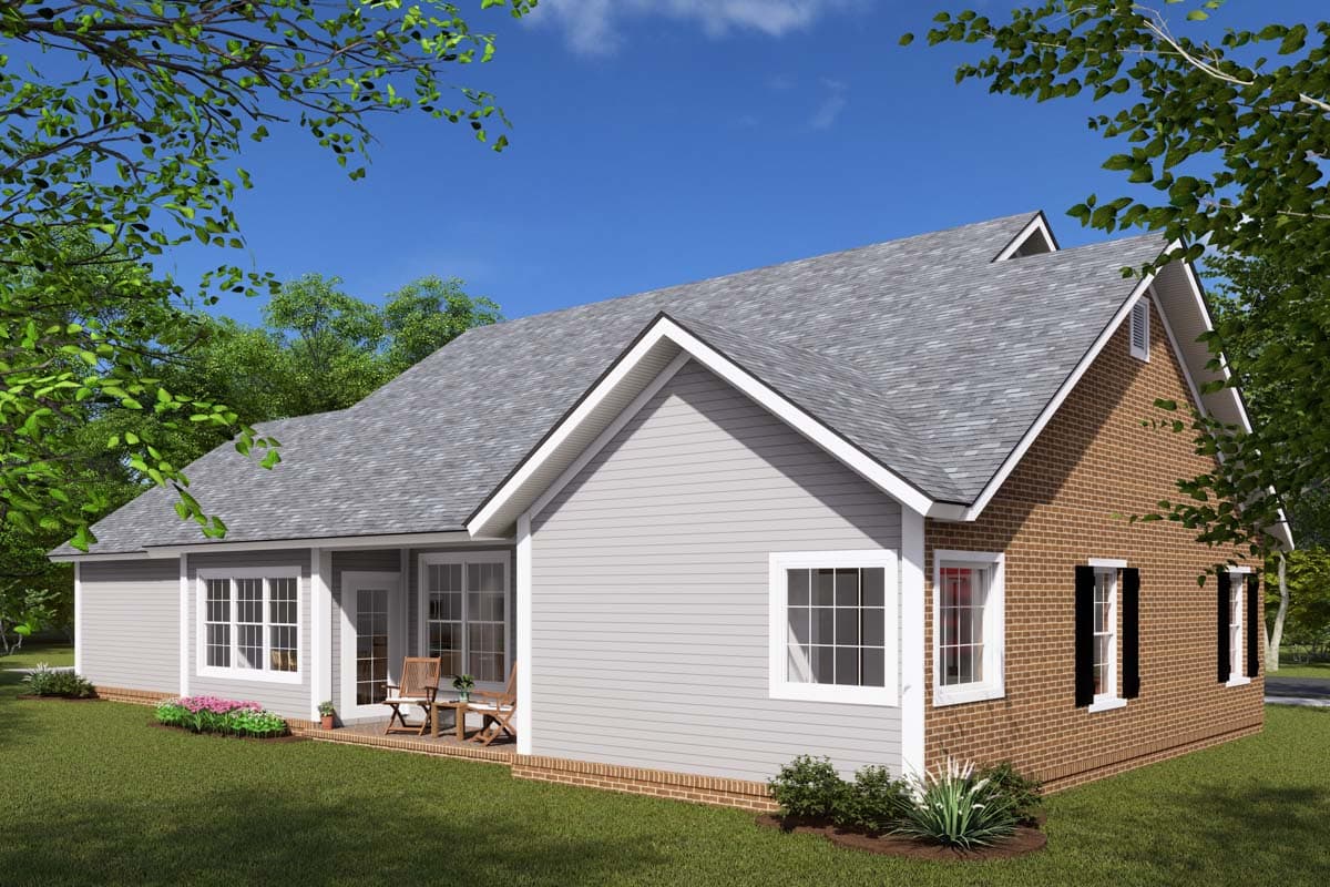 Plan 42271WM: Traditional Home with Master Down - Image #7 - Traditional