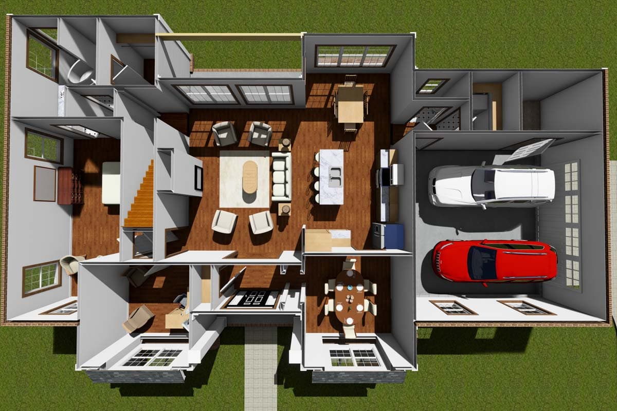 Plan 42271WM: Traditional Home with Master Down - Image #9 - Traditional