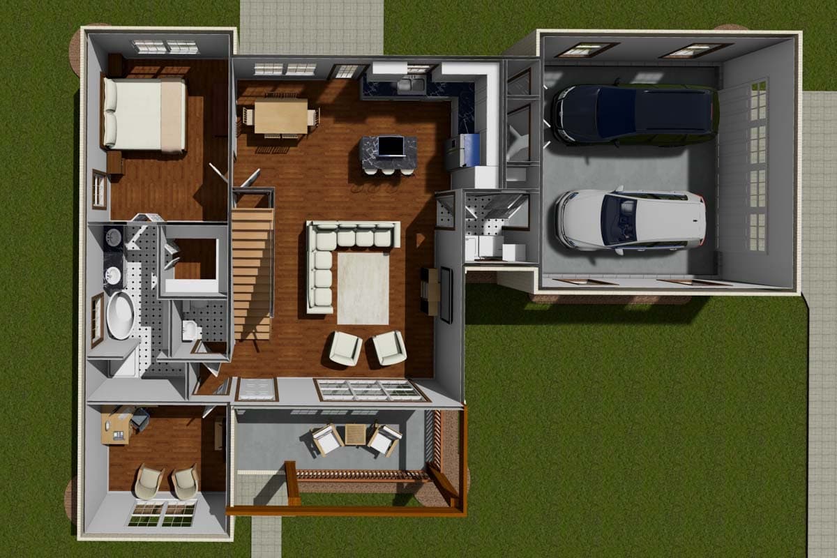 Plan 42276WM: Traditional Home Plan with Optional Game Room - Image #7 - Traditional