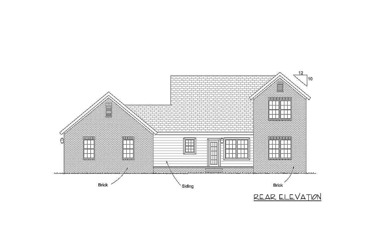 Plan 42276WM: Traditional Home Plan with Optional Game Room - Image #9 - Traditional