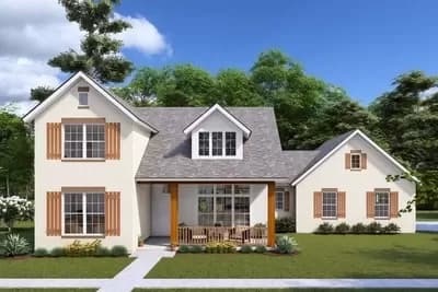 Traditional Home Plan with Optional Game Room