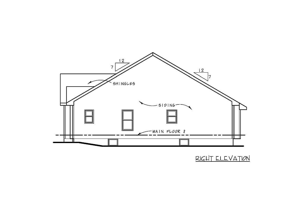 Plan 42327DB: Ranch House Plan with Cathedral Family Room - Image #21 - Ranch, Traditional