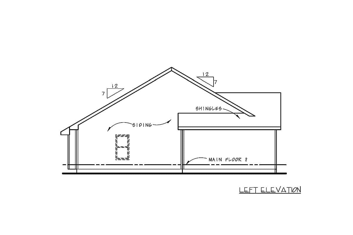 Plan 42327DB: Ranch House Plan with Cathedral Family Room - Image #20 - Ranch, Traditional