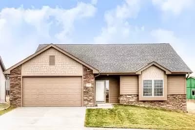 Ranch House Plan with Cathedral Family Room