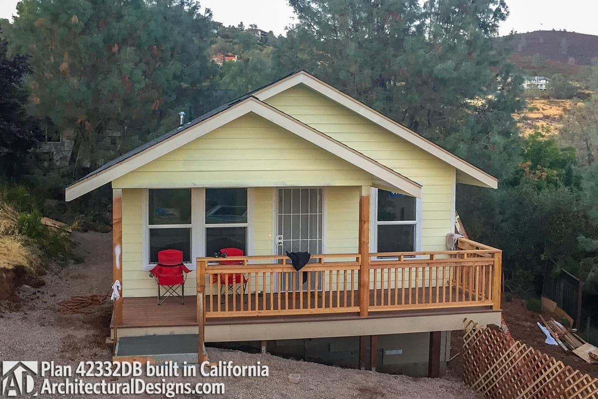 build gallery item - House Plan 42332DB comes to life in California!