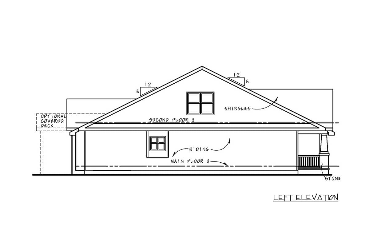 Plan 42341DB: 3-Bed Craftsman House Plan with Options - 1898 Sq Ft - Image #6 - Bungalow, Cottage, Country, Craftsman, Northwest, Traditional
