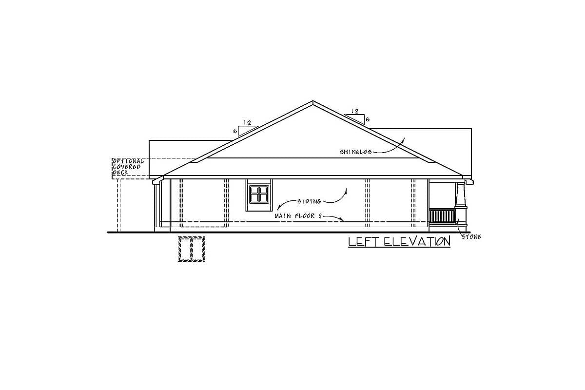 Plan 42342DB: 2 Bed European Cottage with Options - Image #6 - Northwest