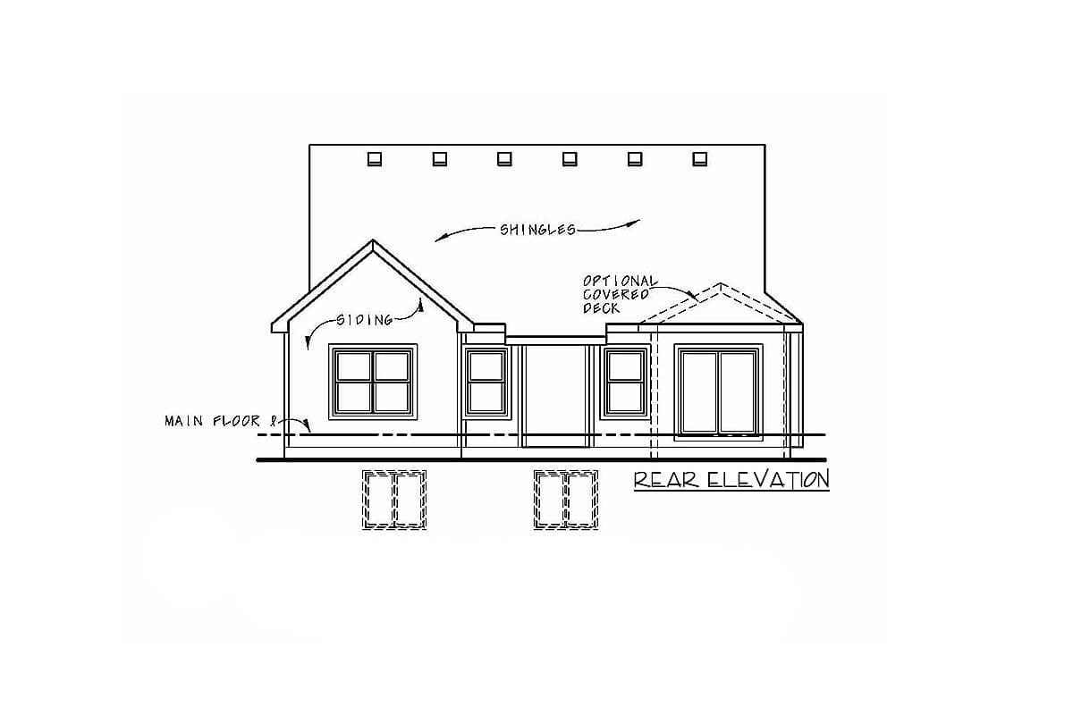 Plan 42342DB: 2 Bed European Cottage with Options - Image #7 - Northwest