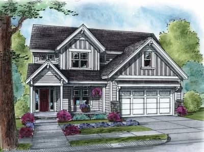Craftsman House Plan with Flex Room