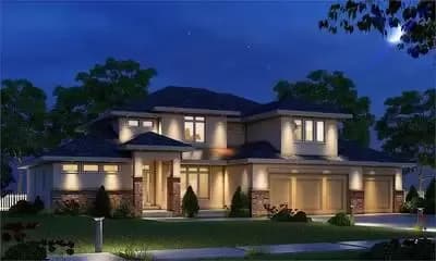 4 Bed Prairie Style House Plan