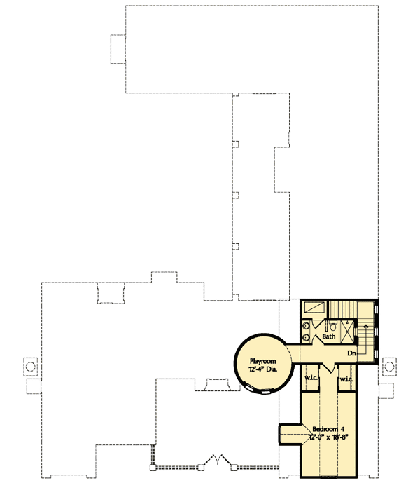 Plan 42828MJ: Spanish Courtyard Home Plan - Floor Plan - 2nd Floor - European, Mediterranean, Spanish