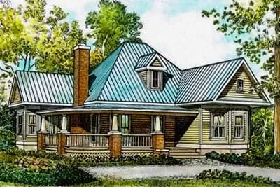 Fully-Appointed Hill Country Home Plan