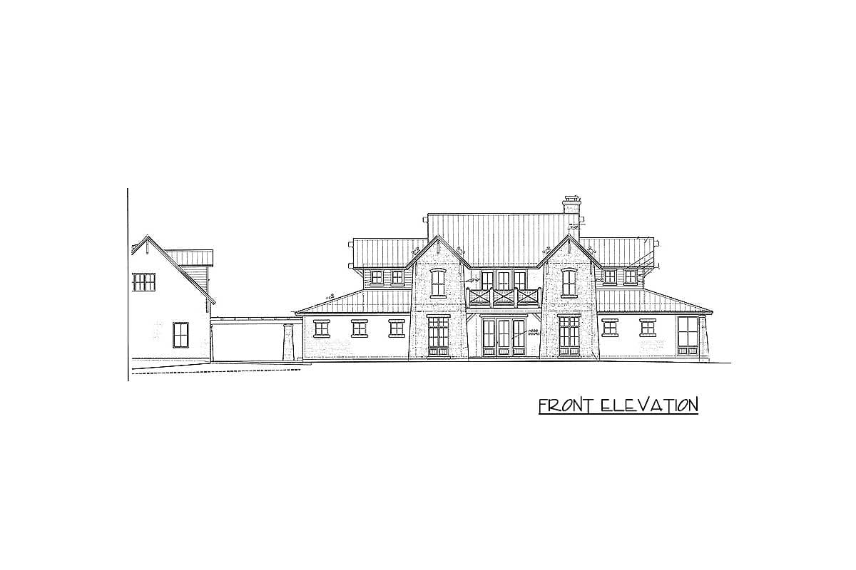 Plan 46008HC: Unique Hill Country Home Plan - Image #14 - Country, Hill Country, Mountain, Vacation