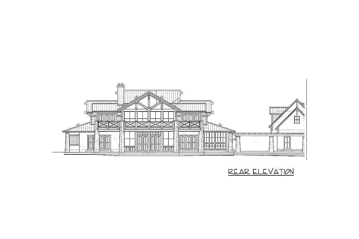 Plan 46008HC: Unique Hill Country Home Plan - Image #17 - Country, Hill Country, Mountain, Vacation
