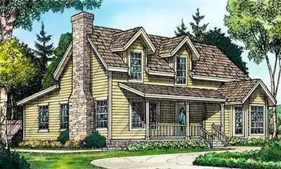 Compact Country Home Plan