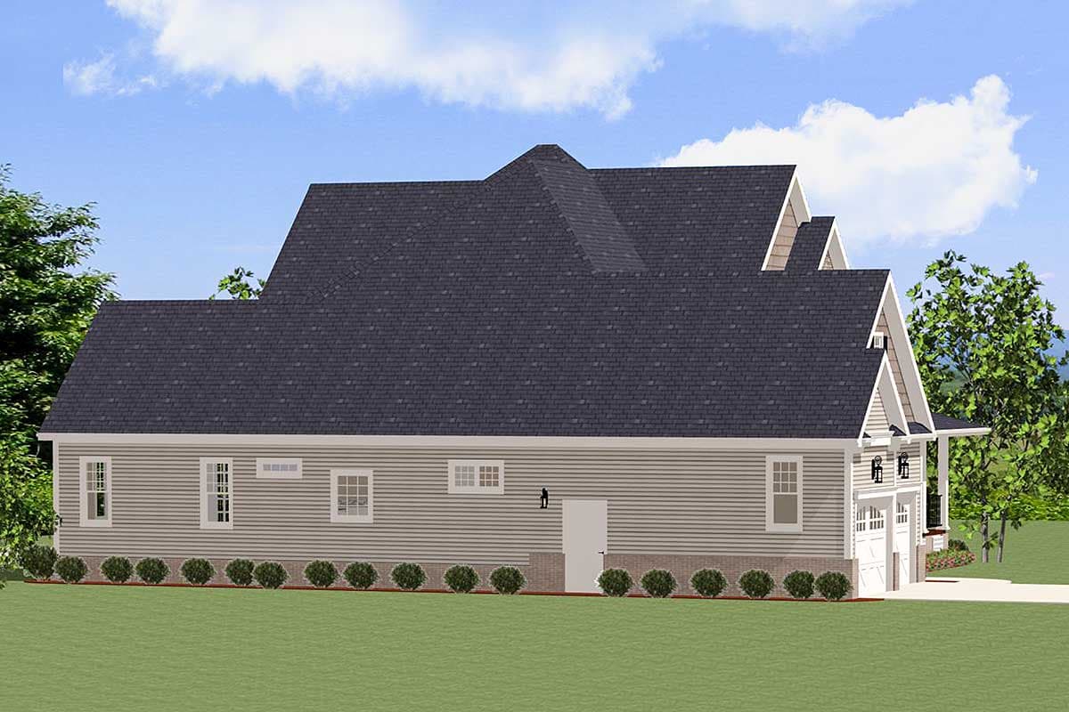 Plan 46226LA: Beautiful Farmhouse Home with Wrap-Around Porch - Image #6 - Country, Farmhouse, Traditional