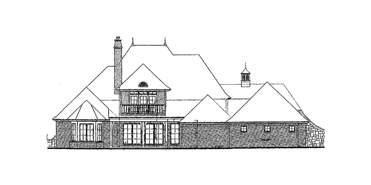 Plan 48002FM: Private Parking Courtyard House Plan - Image #4 - European, French Country, Traditional