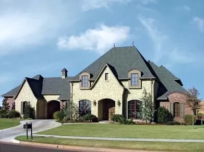 Private Parking Courtyard Home Plan