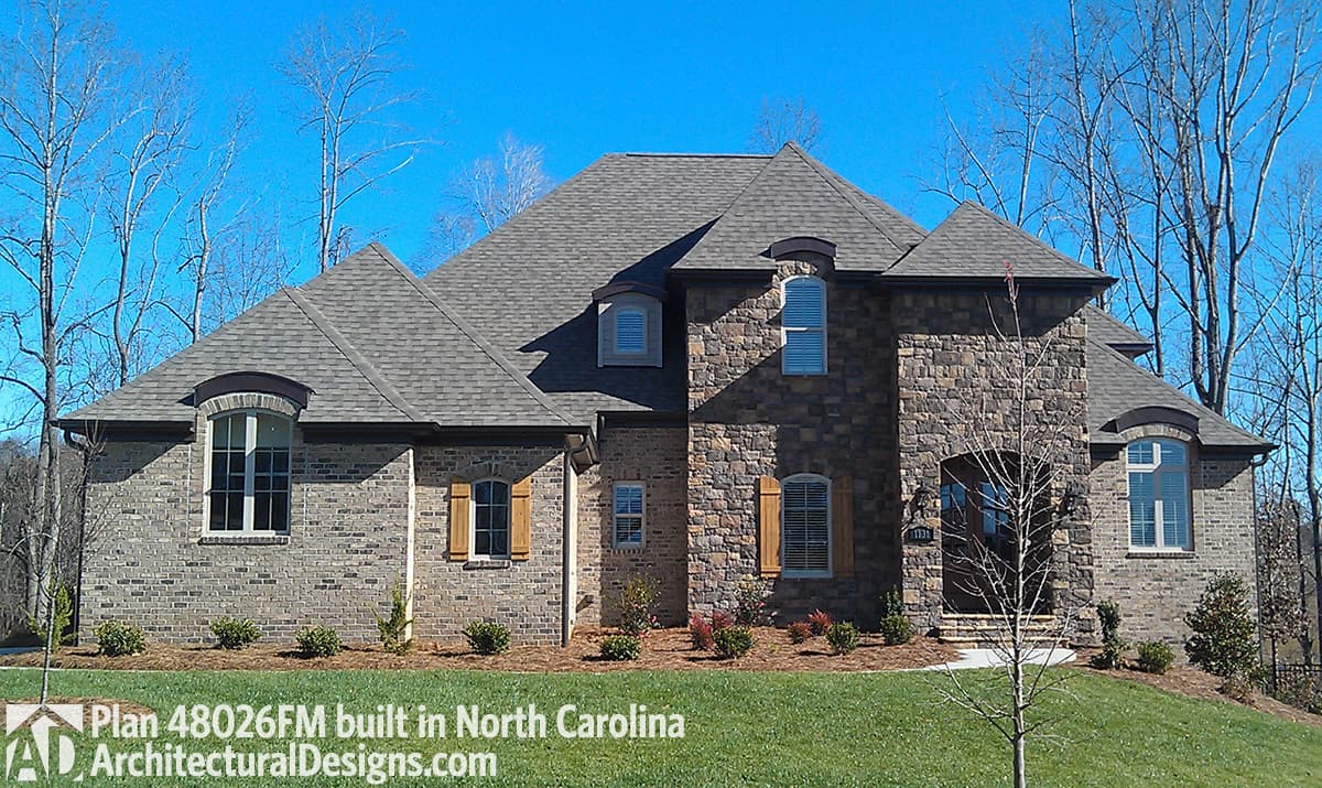 build gallery item - House Plan 48026FM comes to life in North Carolina